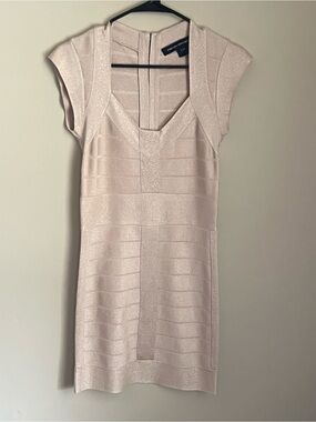 French Connection | Dresses | French Connection Rhodes Stripe Smocked  Bodice Poplin Sleeveless Dress Sz 2 New | Poshmark